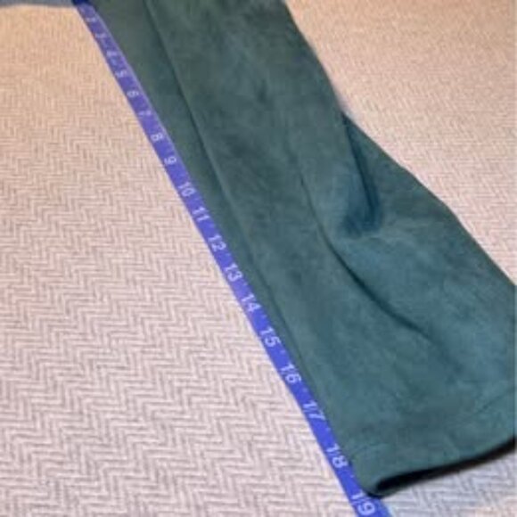 Solitaire Teal trench coat.  Size XL - Picture 6 of 8